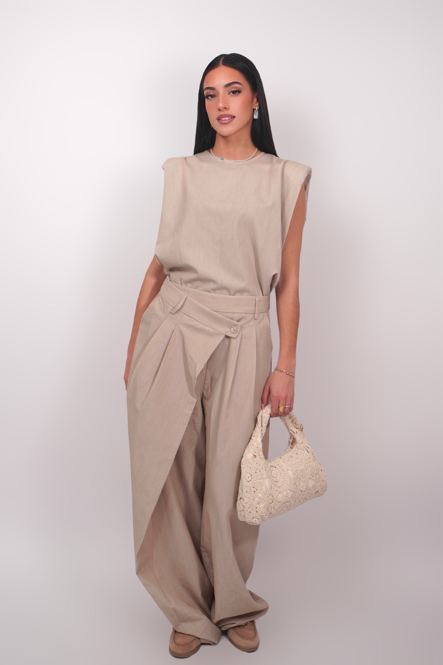Ensemble gris clair